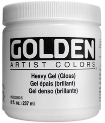 Golden Heavy Gel Medium (Gloss)